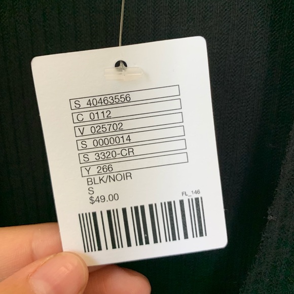 Urban Outfitters Project Social T Irresistible Cutout Deep-V Tee Small Black - Picture 11 of 16